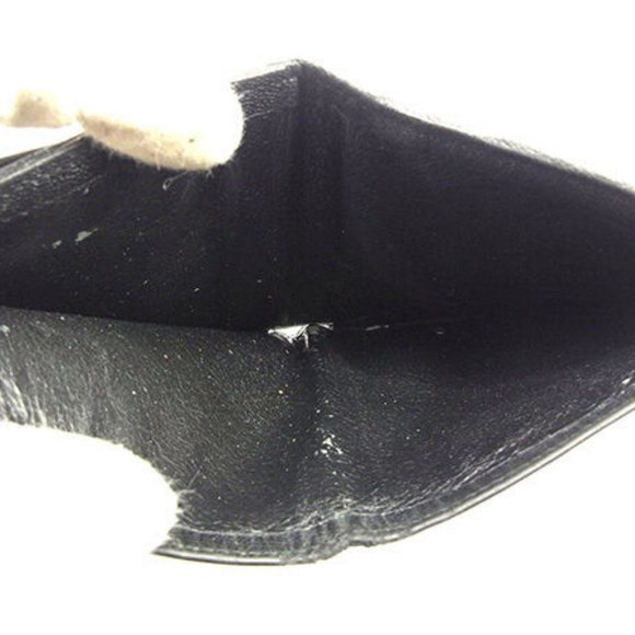 Authentic Gucci Wallet Purse Bifold Black Silver Mens Used - Picture 5 of 6